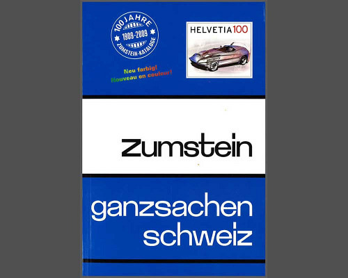 Zumstein postal stationary catalogue Swi