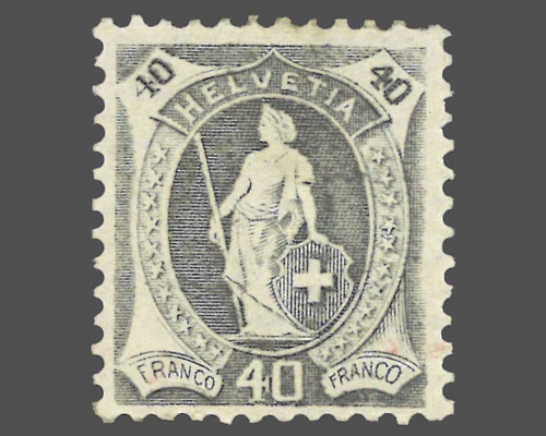 Standing Helvetia