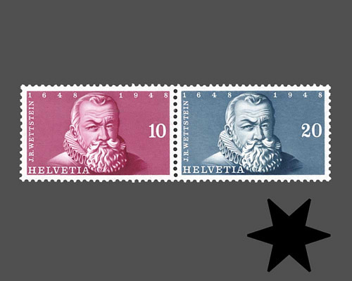 Einzelwerte aus Gedenkblock zur Internat