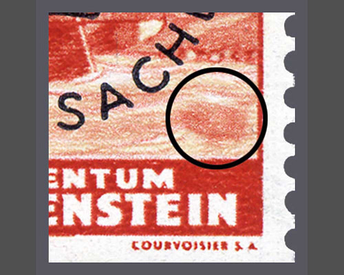 Definitive stamps 1937/1938 with circula