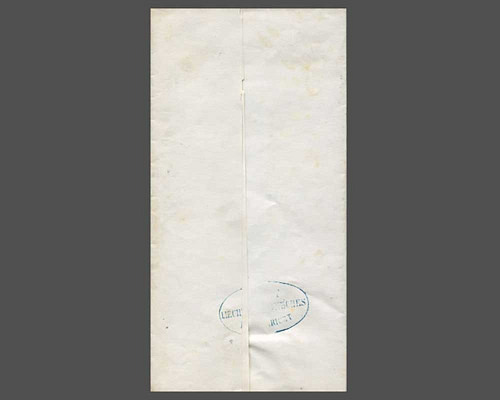 LBK Nr. 2 b, Ex-offo-Faltbrief.mit Inhal