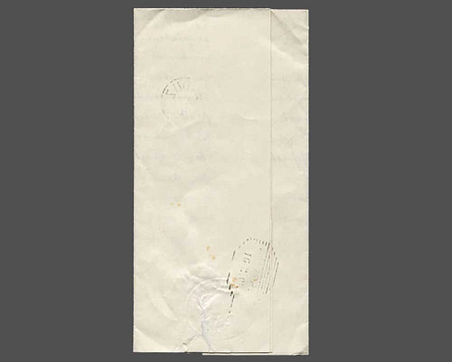 LBK Nr. 2 d, Ex-offo-Faltbrief mit Inhal