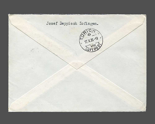 CHF 0.50 Adler, Stempel Triesenberg auf