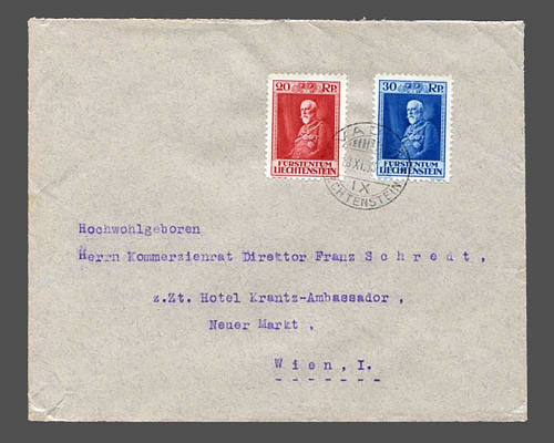 Mi.Nr. 123 + 124, 20 Rp. und 30 Rp. 1933