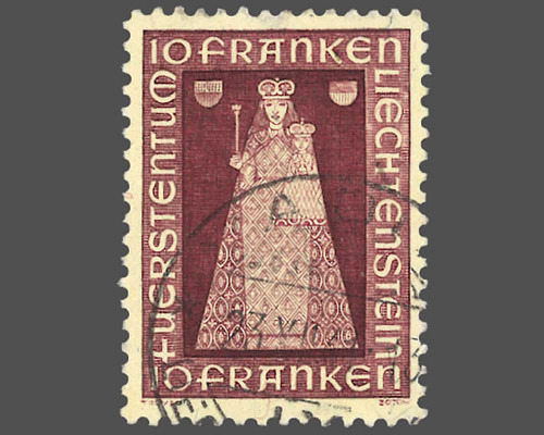 Mi.Nr. 197, CHF 1.00 .00 0.00Madonna von