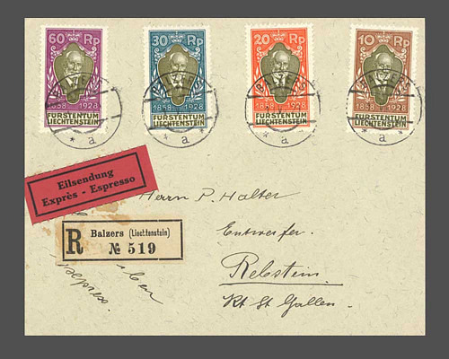 Jubiläum 1928 auf R-E-Brief