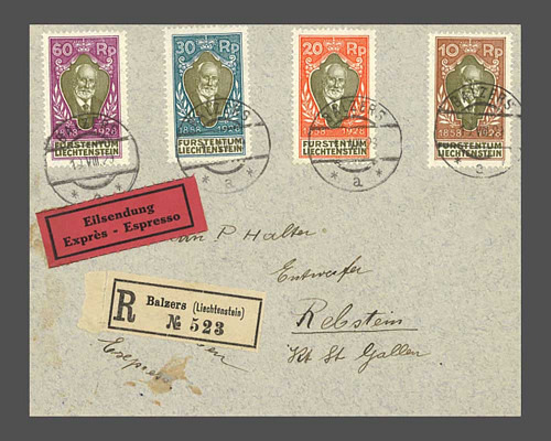 Jubiläum 1928 auf R-E-Brief