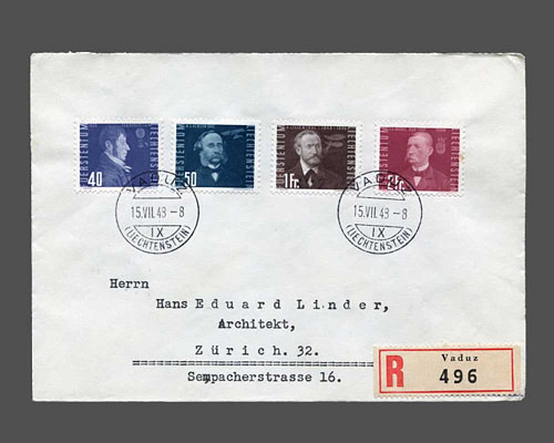 Mi.Nr. 257-66, Flugpost - Flugpioniere 1