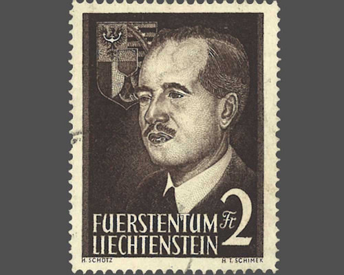 Mi.Nr. 332-333, 2+3 Fr. Fürst/Fürstin 19