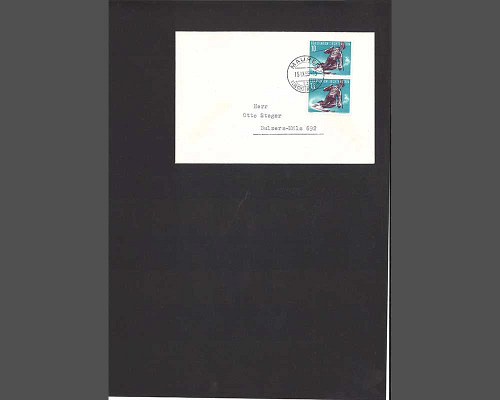 Abart "Ciechtenstein" auf Brief, Sport: