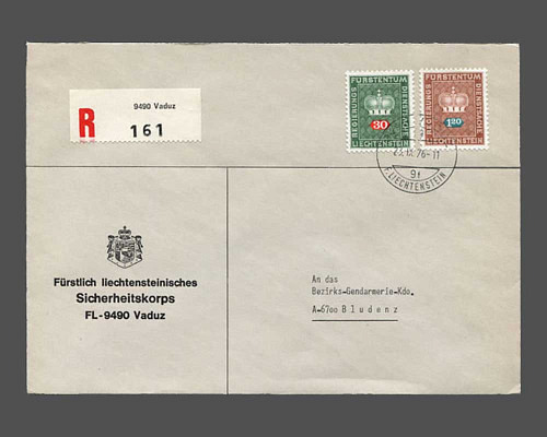 Mi.Nr. 48 + 55, 30 Rp. und 1.20 Fr. auf