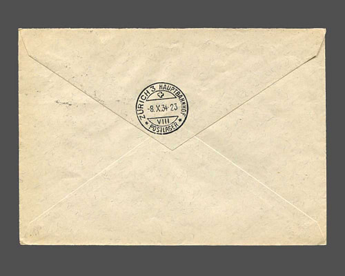 Auflage 1927/33 auf Postamts-Brief