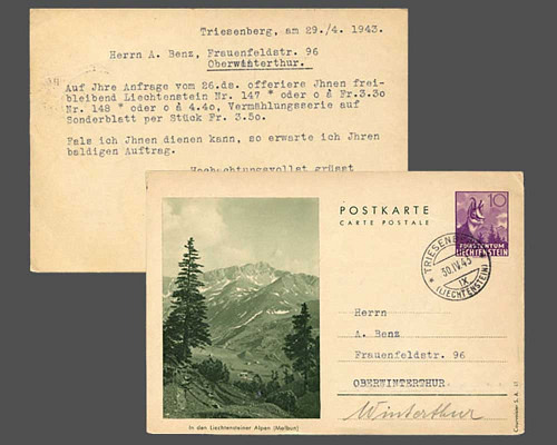 LBK Nr. Pk 23 a, 10 Rp. S.A. 41 - Malbun