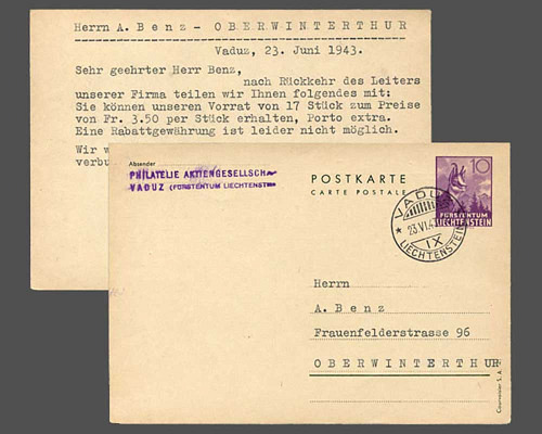 LBK Nr. 24, 10 Rp. S.A. 41, Stempel Vadu