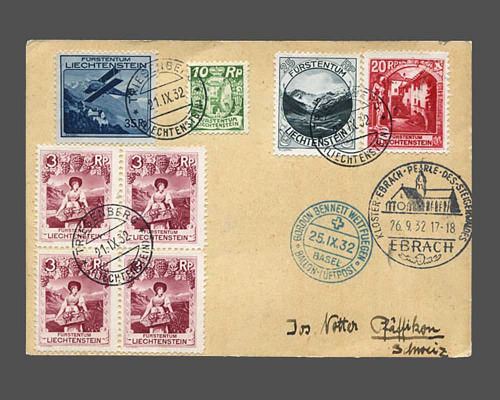 LBK Nr. 41, Gordon-Bennet-Ballonpost Bas