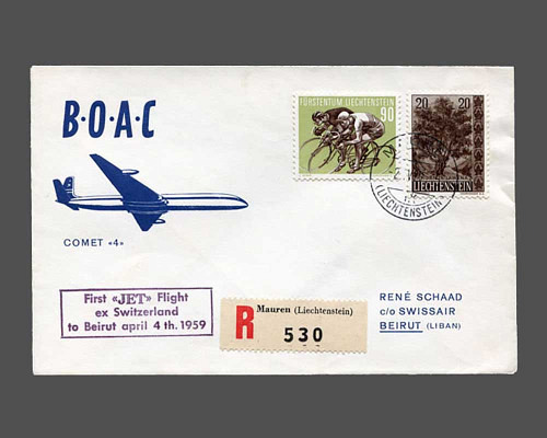 LBK Nr. 212 a, Erster JET Flug Zürich-Be