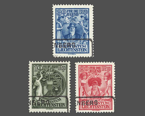 Mi.Nr. 116-118, Für die Jugend 1932, all