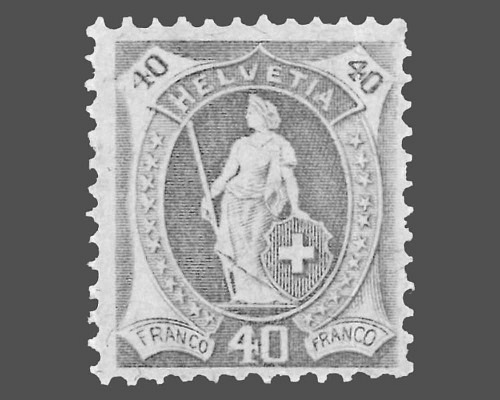 Standing Helvetia