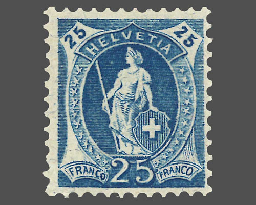 Standing Helvetia