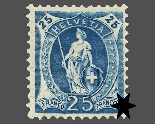 Standing Helvetia