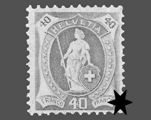 Standing Helvetia