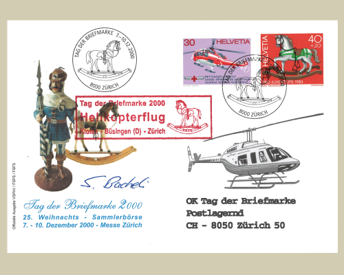 Helikopterflug Kloten-Bisingen (DE)